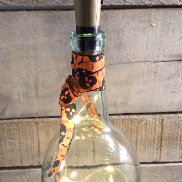 Handmade- Witch Vibe logo lighted wine bottle - Picture 7 of 10